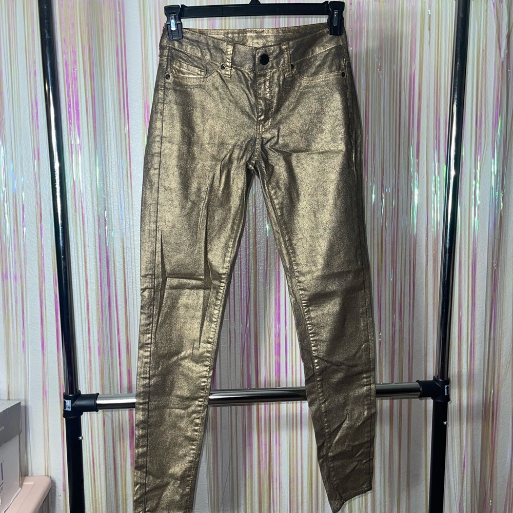 MNG By Mango metallic jeans